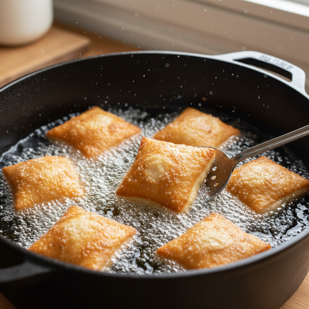 Vanilla French Beignets fresh and sugar dusted