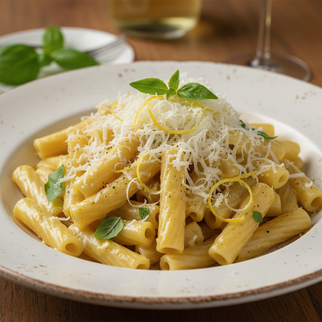 Chef Dom preparing pasta
