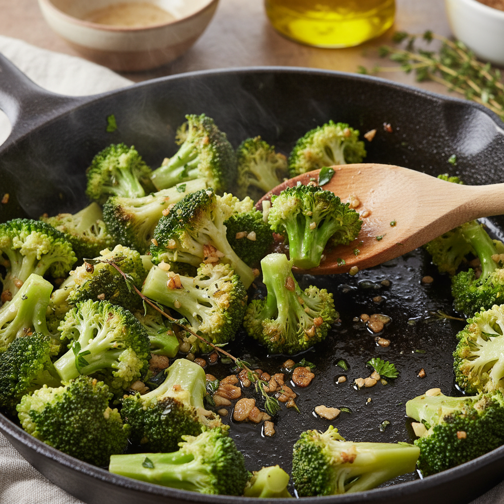 Ingredients for broccoli pasta