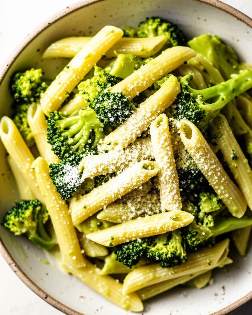 Broccoli Pasta served in a bowl